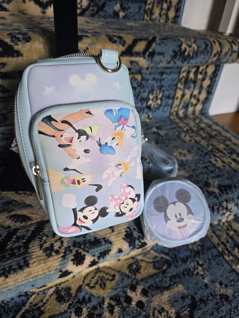 Disney Loungefly Pastel Mickey & Friends Mini Crossbody Bag